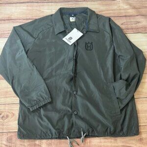 NWT‎ Husqvarna Apparel Horizon Windbreaker Mens Size XL Gray 3HS240034305